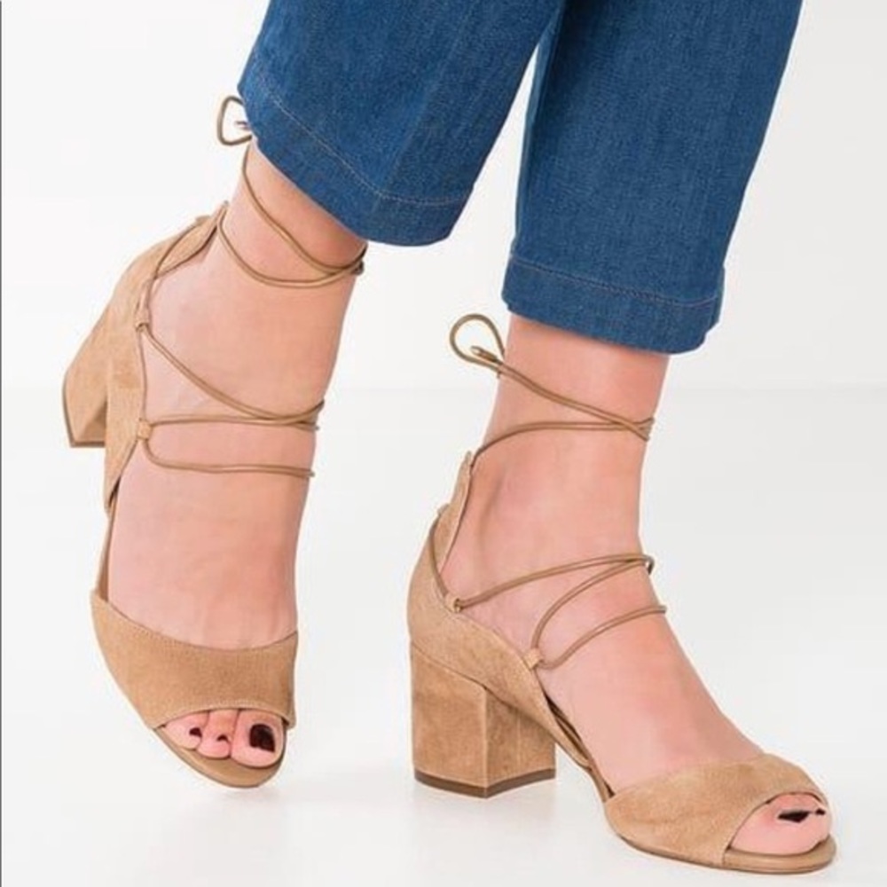 Sam Edelman Serene Lace Up block heel sandal